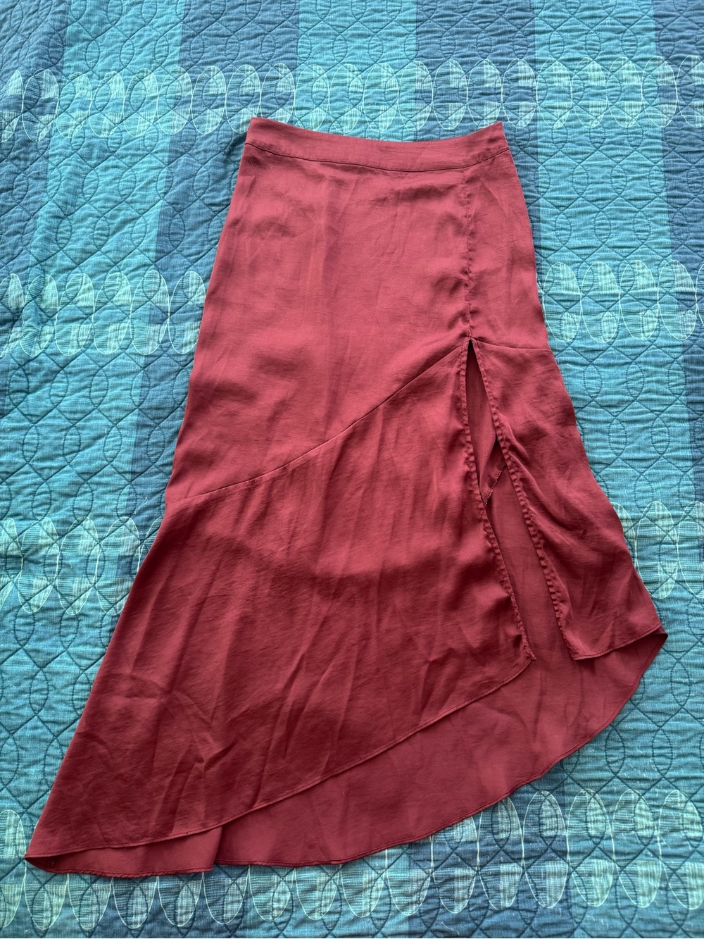 Free People Asymmetrical Midi Skirt